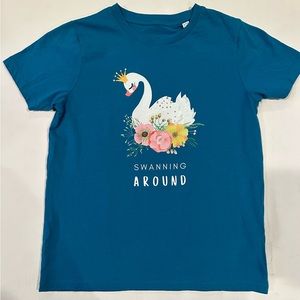 ⭐️HP⭐️ New Swanning Around Ballet Dancer Tee Y9-11